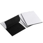 Melsan 1x4 inch Hook and Loop Strips with Adhesive - 15 Sets, Strong Back Adhesive Fasten Mounting Tape for Home or Office Use - Instead of Holes and Screws, Black